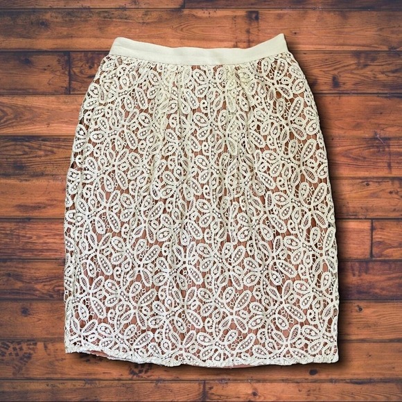SPRING SALE! By Malene Birger Overlay Leanmar Skirt Size 34 - Picture 2 of 7